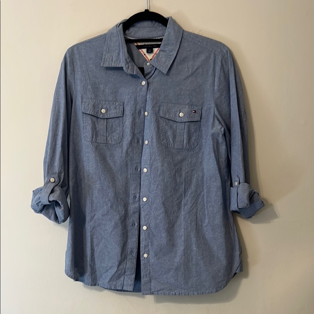 Tommy Hilfiger Blue Button Down Shirt